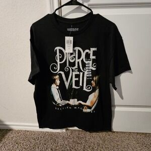 New Pierce The Veil Selfish Machines Band T Shirt Unisex Large Black Hot Topic
